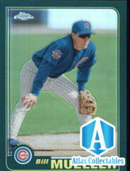 2001 Topps Chrome Traded Retrofractors Cubs Baseball Card #T43 Bill Mueller